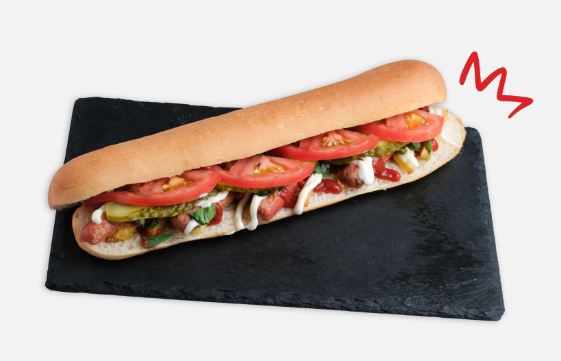 Mega hot dog